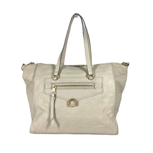 LOUIS VUITTON M93411 Monogram Empreinte Lumineuse PM Tote Bag Shoulder  Leathe...